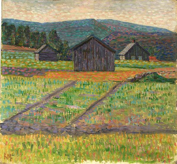konrad magi Landscape of Norway oil painting picture